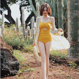 泳衣女 大尺碼泳裝女 連身泳衣 遮肚顯瘦網紅款保守平口小胸學生韓國ins風溫泉游泳裝-微微服饰 歷史價格詳細信息