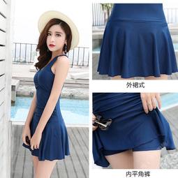 【送泳帽】學生保守遮肚泳衣 鋼圈小胸集中爆乳泳 性感露背美背兩件式短裙式比基尼 大尺碼衣著 平口褲溫泉泳衣 連身泳衣 歷史價格詳細信息