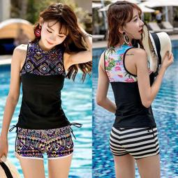 兩件貝娣泳裝M123女韓版多件式長袖長泳泳裝防曬衝浪裝浮潛游泳泡湯遊泳水母 歷史價格詳細信息