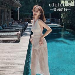 女士性感泳衣 女夏冰絲防走光泳衣 2023年新款連體遊泳裙 保守遮肚顯瘦性感泳衣 韓國ins風大碼溫泉泳衣~超美服飾 歷史價格詳細信息