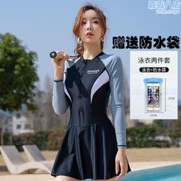 泳衣女遮肚顯瘦平角大碼保守2019新款運動款連體學生專業游泳衣【大麥百貨】 歷史價格詳細信息