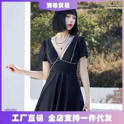 遊泳衣女款韓國保守ins日系可愛露背連體泳裝性感純欲遊泳衣 歷史價格詳細信息