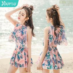 遊泳衣女連體保守裙式泳裝大碼遮肚顯瘦泡溫泉館專用2023新爆款夏 歷史價格詳細信息