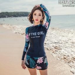 泳衣女遮肚顯瘦平角大碼保守2019新款運動款連體學生專業游泳衣【大麥百貨】 歷史價格詳細信息