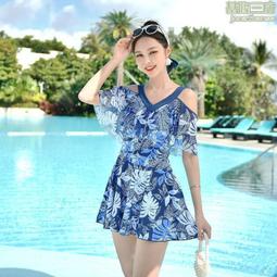 泳衣女遮肚顯瘦平角大碼保守2019新款運動款連體學生專業游泳衣【大麥百貨】 歷史價格詳細信息