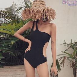 泳衣女單肩連體三角韓國ins網紗顯瘦遮肚保守溫泉 仙女風度假泳裝 歷史價格詳細信息