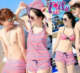 情侶泳衣╭☆°安可來福＊A88花草修飾大腿泳衣鋼圈有加大碼泳裝比基尼/男泳褲，女生950元 歷史價格詳細信息