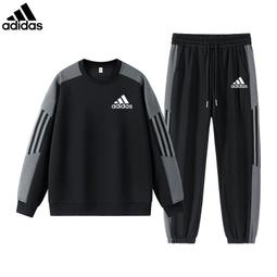 三葉草秋冬運動休閑時尚潮流戶外跑步衛衣衛褲開衫拉鏈立領男套裝 歷史價格詳細信息