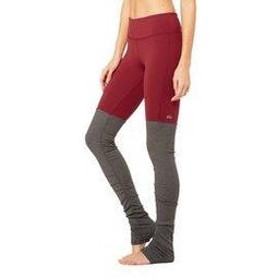 Alo Ripped Warrior Sports Bra High Neck in Gravel Size Medium 歷史價格詳細信息