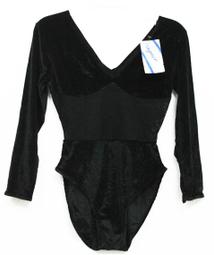 長袖連身瑜珈服/芭蕾舞衣(棉,前裡)#M(胸圍25.4")~1093-3 歷史價格詳細信息