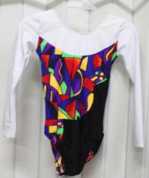 長袖連身瑜珈服/芭蕾舞衣(棉,前裡)#M(胸圍25.4")~1093-3 歷史價格詳細信息