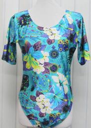 連身瑜珈服/芭蕾舞衣(萊卡,前裡)#M(胸圍27&quot;)No.08 歷史價格詳細信息