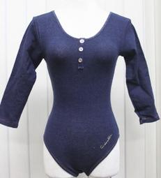 長袖連身瑜珈服/芭蕾舞衣(棉,前裡)#M(胸圍25.4")~1093-3 歷史價格詳細信息