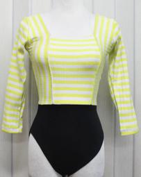 長袖連身瑜珈服/芭蕾舞衣(棉,前裡)#M(胸圍25.4")~1093-3 歷史價格詳細信息