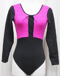 長袖連身瑜珈服/芭蕾舞衣(棉,前裡)#M(胸圍25.4")~1093-3 歷史價格詳細信息