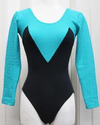 長袖連身瑜珈服/芭蕾舞衣(棉,前裡)#M(胸圍25.4")~1093-3 歷史價格詳細信息