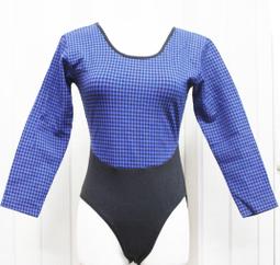 長袖連身瑜珈服/芭蕾舞衣(棉,前裡)#M(胸圍25.4")~1093-3 歷史價格詳細信息