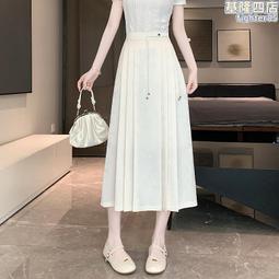 馬面裙 中國風長裙 馬面裙改良 漢服女古早服飾刺繡襖裙繡花學生明制大擺裙紅色馬面裙日常套裝 歷史價格詳細信息