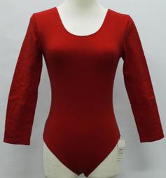長袖連身瑜珈服/芭蕾舞衣(棉,前裡)#M(胸圍25.4")~1093-3 歷史價格詳細信息