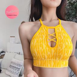 性感掛脖運動內衣女夏季速干防震健身上衣美背帶胸墊瑜伽文胸背心『miss木木女裝』 歷史價格詳細信息