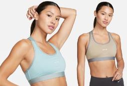 Nike 運動內衣 Swoosh 黑 一片式襯墊 透氣 排汗 滿版印花 中強度支撐 【ACS】 DQ5122-010 歷史價格詳細信息
