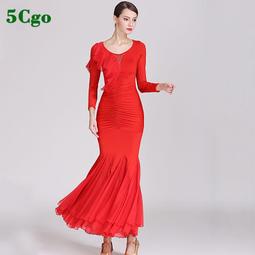 5Cgo【快樂窩】摩登舞裙連衣裙連身女交誼舞大擺裙國標舞練功服華爾茲比賽裙舞衣黑紅寶藍t675184705935開發票可 歷史價格詳細信息