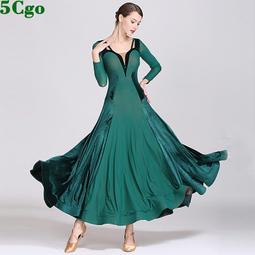 5Cgo【快樂窩】摩登舞裙連衣裙連身女交誼舞大擺裙國標舞練功服華爾茲比賽裙舞衣黑紅寶藍t675184705935開發票可 歷史價格詳細信息