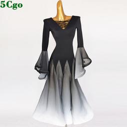 5Cgo【快樂窩】含稅國標舞新款絲絨連衣裙摩登舞蹈裙加厚韓國絨交誼舞演出服 t657777864661 歷史價格詳細信息
