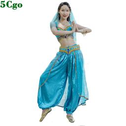 5Cgo【快樂窩】印度舞肚皮舞春蕾絲鏤空練功服表演服短裙子套裝可配腰鍊t568258189821開發票可批發 歷史價格詳細信息