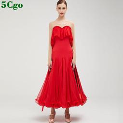 5Cgo【快樂窩】含稅國標舞新款絲絨連衣裙摩登舞蹈裙加厚韓國絨交誼舞演出服 t657777864661 歷史價格詳細信息