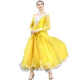 5Cgo【快樂窩】摩登舞裙連衣裙連身女交誼舞大擺裙國標舞練功服華爾茲比賽裙舞衣黑紅寶藍t675184705935開發票可 歷史價格詳細信息