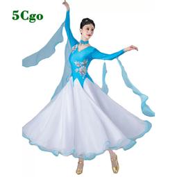 5Cgo【鴿樓】新款鑲鑽國標舞演出服華爾滋大裙擺連衣裙摩登舞裙交誼舞氣質舞團定制t638984456265 歷史價格詳細信息