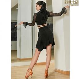 舞練功服女夏季新款網紗設計感套指上衣舞蹈日常形體訓練服裝 歷史價格詳細信息