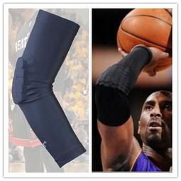 NIKE蜂巢護臂護腿耐吉護臂護肘科比籃球足球緩衝防撞護膝騎行護具登山防曬手肘套跆拳道 歷史價格詳細信息