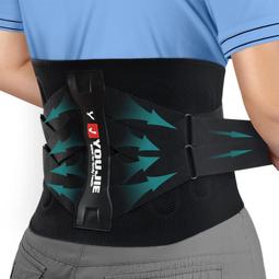 男女健身支撐透氣運動護腰帶腰部防護舉重槓鈴加壓綁帶護腰 歷史價格詳細信息