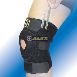 ALEX T-24 調整型雙側條護膝  透氣網布/加強支撐/穿戴簡便 83AL0T24 歷史價格詳細信息