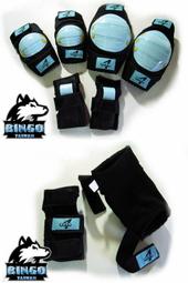 ★冰狗★高品質三合一護具(護膝+護肘+護掌)  -極限運動-攀岩-溯溪-直排輪-生存遊戲-特技 黑色清倉中,量大可議~ 歷史價格詳細信息