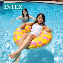 INTEX59256 原廠  彩色炫彩手把游泳圈91cm夏天玩水浮圈戲水游泳必備 衝評價 限量大特價 歷史價格詳細信息