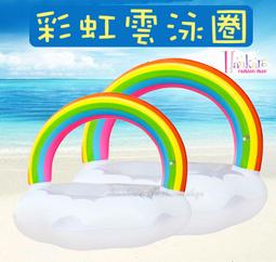 充氣水上亮片彩虹U型躺椅水上浮排沙發吊床加厚泳圈帶杯孔 帶把手-奇點家居 歷史價格詳細信息