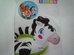 游泳圈INTEX充氣游泳圈兒童沖浪艇坐騎水上浮排兒童游泳裝備救生圈 歷史價格詳細信息