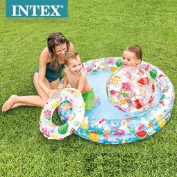 玩樂生活 美國 INTEX59260 透明色游泳圈 76公分  充氣浮圈 坐圈 夏天玩水 游泳 好玩又好用 歷史價格詳細信息