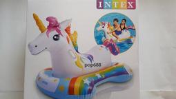 INTEX57556 新款大黃鴨坐騎小孩坐艇ins水上玩具充氣躺床戲水浮床 歷史價格詳細信息
