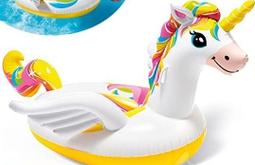 泳具新款成人水上坐騎充氣浮排河馬躺椅動物造型羊駝浮排把手泳圈 歷史價格詳細信息