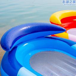 水上漂浮躺椅 水上浮椅 贈打氣筒 水上漂浮 泳圈 充氣水上沙發 -雪倫小舖 歷史價格詳細信息