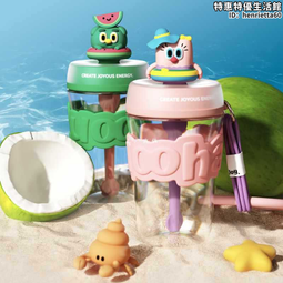 水杯女生大容量夏季高顏值雙飲2022新款便攜瓶帶茶隔吸管塑料杯子 歷史價格詳細信息