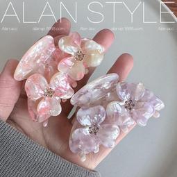 醋酸大花朵髮夾抓夾大號法式小眾女後腦勺鯊魚夾夾子頭飾發抓（滿599免運） 歷史價格詳細信息