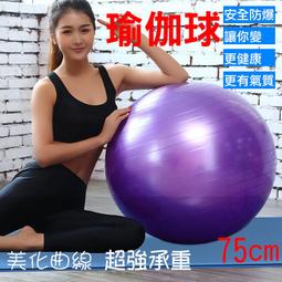 75CM 瑜珈球/抗力球/瑜伽健身球/紫色 歷史價格詳細信息