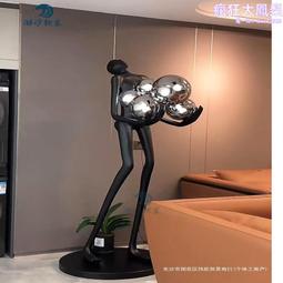 藝術擺件簡約創意客廳樣板房軟裝飾品戴耳機ins卡通抽象 歷史價格詳細信息