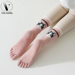 oelite五指瑜伽襪健身室內運動襪子專業防滑蹦床舞蹈分趾短襪 歷史價格詳細信息