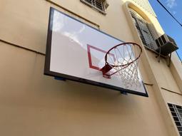 掛牆式籃球架 籃板為玻璃纖維籃球板 戶外運動器材 歷史價格詳細信息